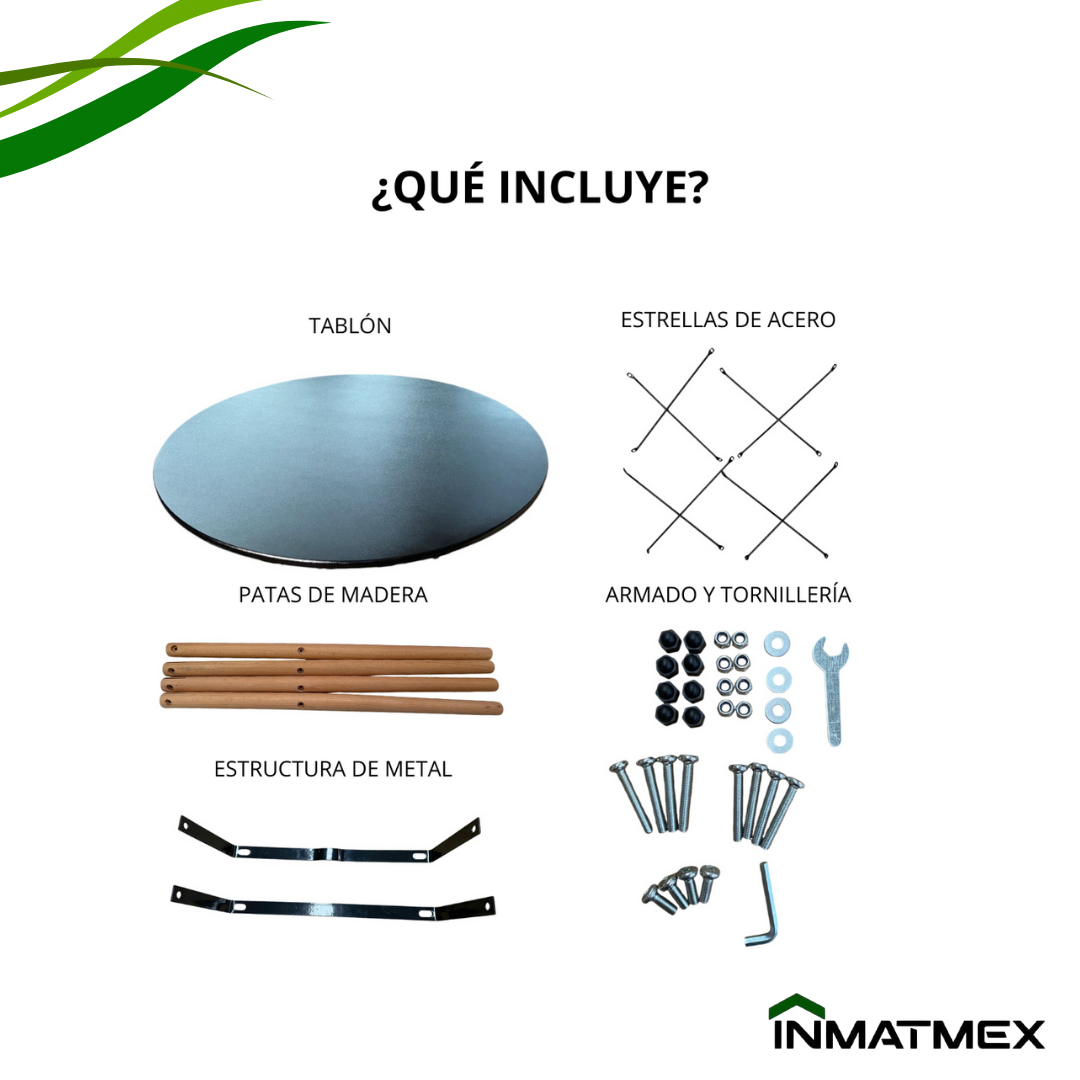 Foto 5 pulgar | Mesa Redonda Eames Negra 1pz