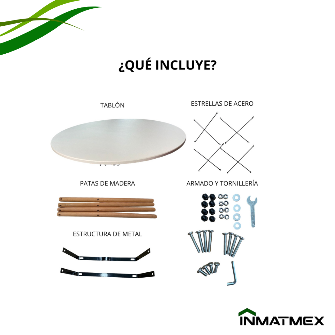 Foto 5 pulgar | Mesa_redonda_eames_blanca_1pz