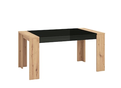 Foto 2 | Mesa para Comedor Alterego Bicolor Estructura de Madera Industrial
