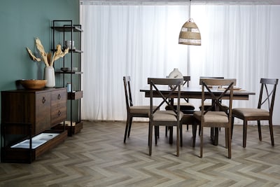 Foto 4 | Mesa de Comedor Alterego Rectangular Nogal