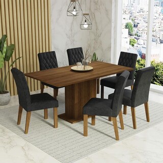 Foto 2 | Juego de Comedor con Mesa y 6 Sillas Madesa Oxford Hanna Mm