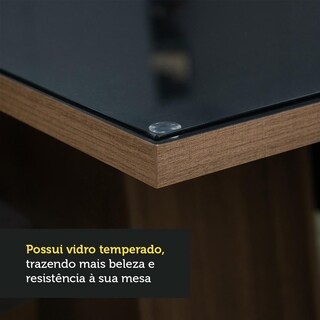 Foto 6 | Juego de Comedor Mesa de Vidrio 4 Sillas Madesa Oxford 10 MN