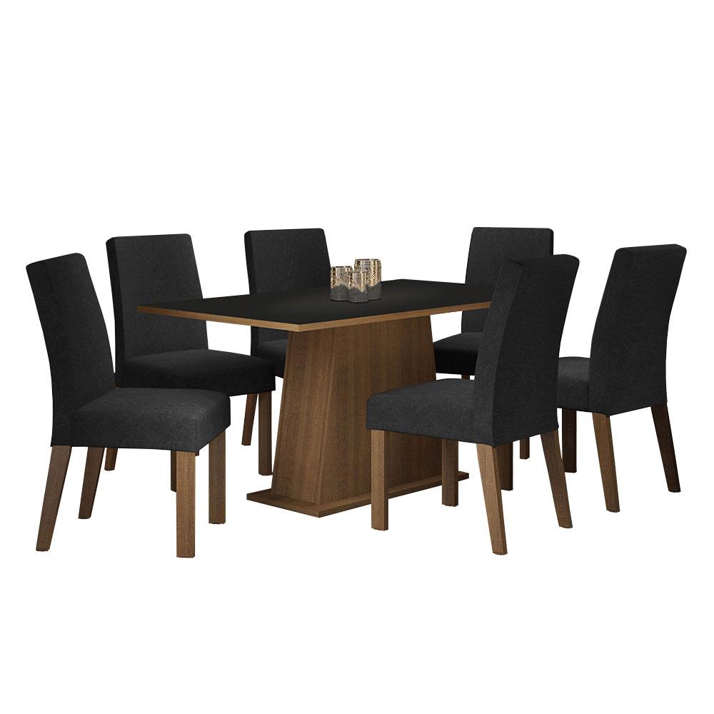 Foto 2 pulgar | Juego de Comedor Mesa y 6 Sillas Madesa Oxford Luciana Mn