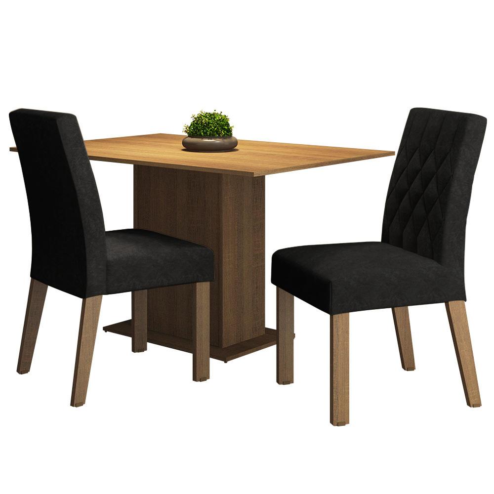 Foto 2 pulgar | Juego de Comedor con Mesa y 2 Sillas Madesa Oxford Tainá