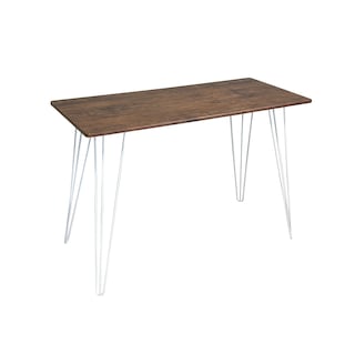 Foto 1 | Mesa De Comedor Rectangular Top Living Santorini-b Color Café Y Blanco
