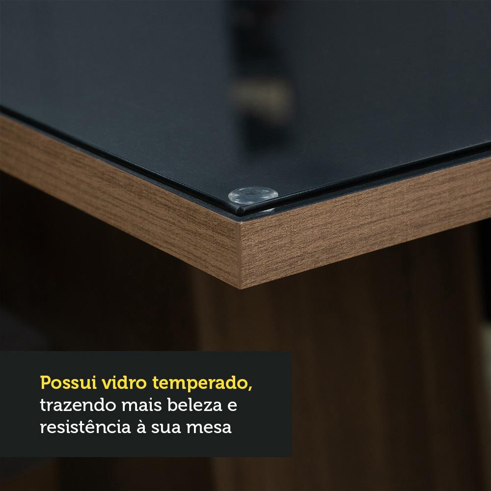 Foto 6 | Juego de Comedor Mesa de Vidrio 6 Sillas Madesa Oxford Mn 09