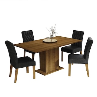 Foto 1 | Juego de Comedor Madesa Oxford Cindy con Mesa y 4 Sillas
