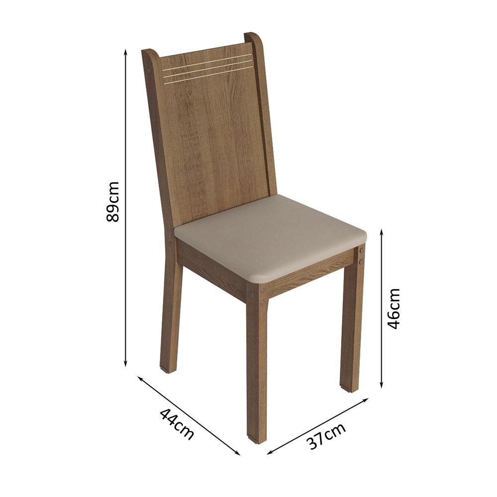 Foto 4 pulgar | Juego De Comedor Mesa Y 4 Sillas Madesa Oxford Samara Mnb