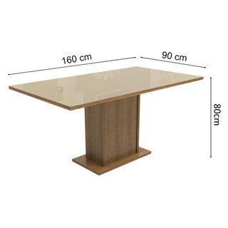 Foto 2 | Mesa de Comedor Madesa Beige