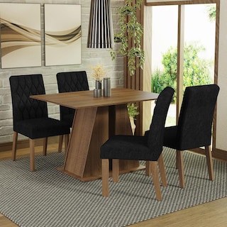 Foto 2 | Juego De Comedor Mesa Y 4 Sillas Madesa Oxford Gisele Mn