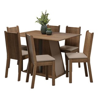 Foto 1 | Juego De Comedor Mesa Y 6 Sillas Madesa Sharon Mcb