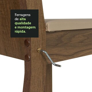 Foto 7 | Juego De Comedor Mesa Y 6 Sillas Madesa Sharon Mcb