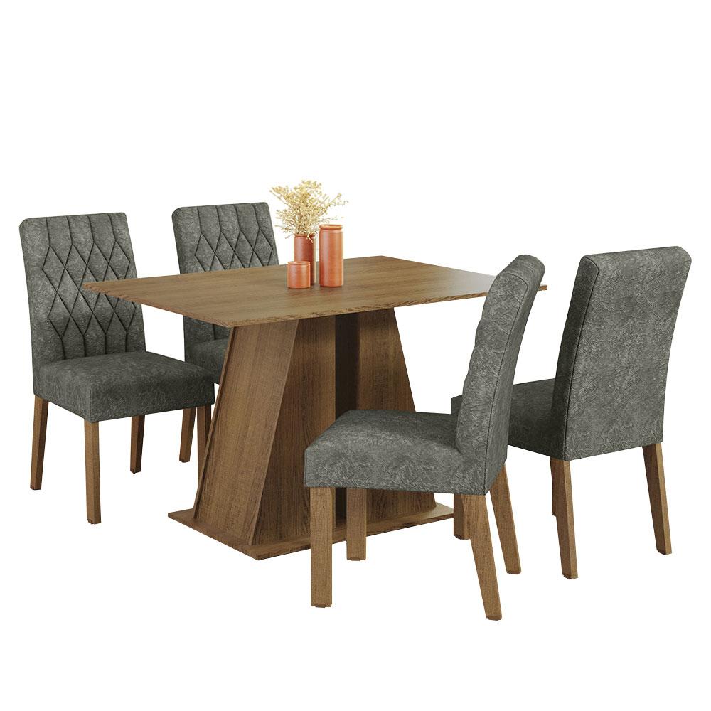 Foto 1 | Juego De Comedor Mesa Y 4 Sillas Madesa Gisele Mg