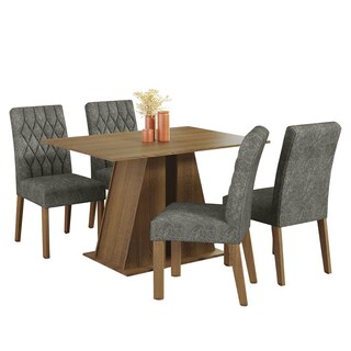 Foto 1 | Juego De Comedor Mesa Y 4 Sillas Madesa Gisele Mg