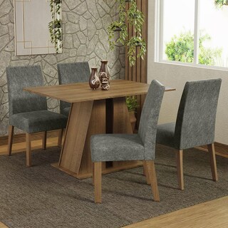 Foto 2 | Juego De Comedor Mesa Y 4 Sillas Madesa Agnes Mg