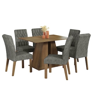 Foto 1 | Juego de Comedor Mesa Y 6 Sillas Madesa Fabiana