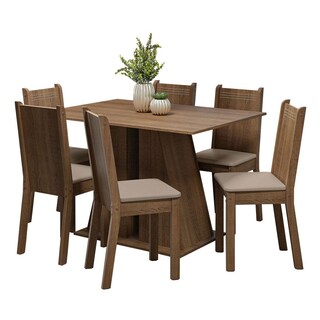 Foto 1 | Comedor Madesa con 6 Sillas Sharon Café