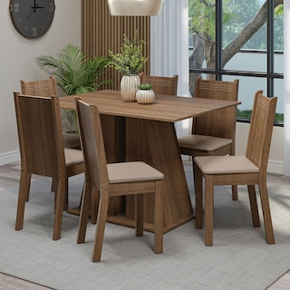 Foto 2 | Comedor Madesa con 6 Sillas Sharon Café