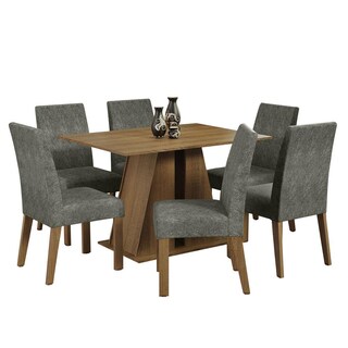 Foto 1 | Comedor Madesa Gris con 6 Sillas