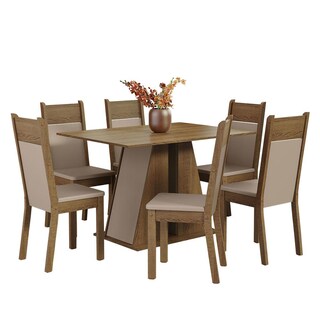 Foto 1 | Juego de Comedor Mesa Y 6 Sillas Madesa Beverly