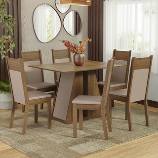Foto 2 | Juego de Comedor Mesa Y 6 Sillas Madesa Beverly