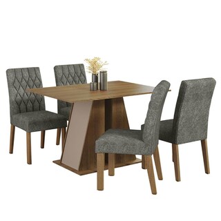 Foto 1 | Juego de Comedor Mesa y 4 Sillas Madesa Oxford Gisele MCS