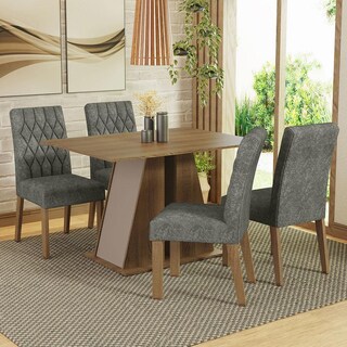 Foto 2 | Juego de Comedor Mesa y 4 Sillas Madesa Oxford Gisele MCS