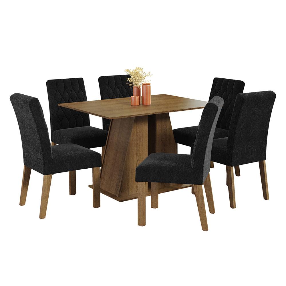 Foto 2 pulgar | Juego de Comedor Mesa Y 6 Sillas Madesa Oxford Fabiana