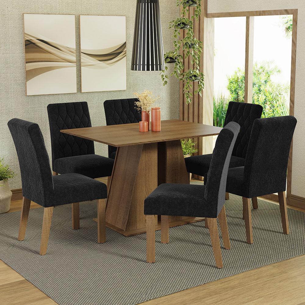 Foto 3 pulgar | Juego de Comedor Mesa Y 6 Sillas Madesa Oxford Fabiana