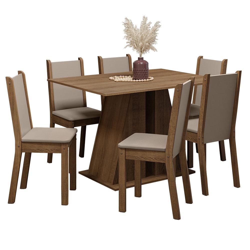 Foto 1 | Comedor Madesa con 6 Sillas Wendy Mb Café