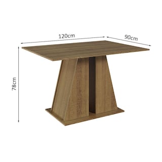 Foto 3 | Comedor Madesa con 6 Sillas Wendy Mb Café