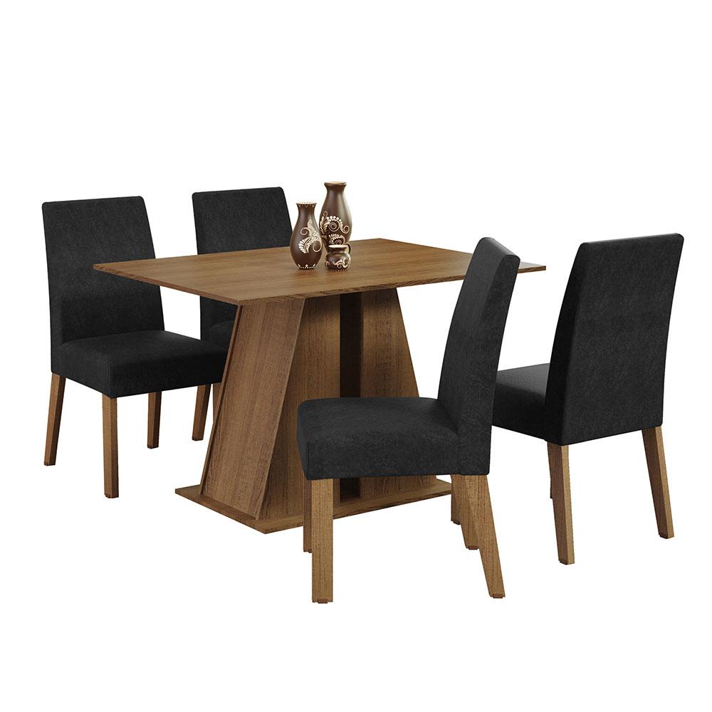 Foto 2 pulgar | Juego de Comedor con 4 Sillas Madesa Oxford Agnes