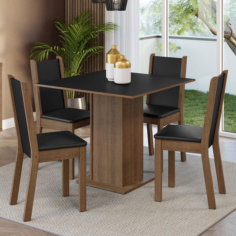 Foto 3 pulgar | Juego De Comedor Con Mesa Y 4 Sillas Madesa Alana Mn