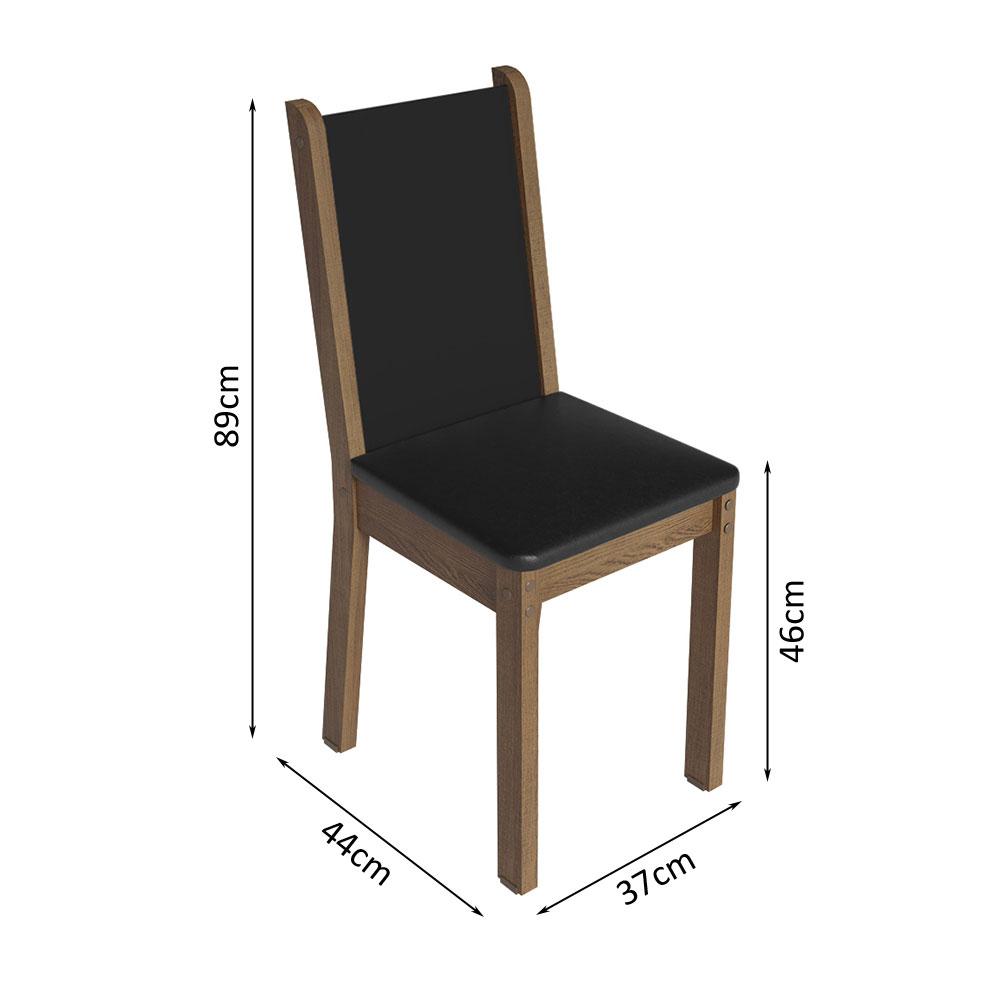 Foto 4 pulgar | Juego De Comedor Con Mesa Y 4 Sillas Madesa Alana Mn
