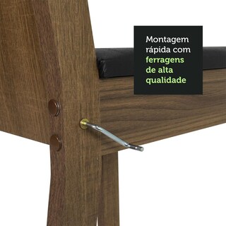 Foto 7 | Juego De Comedor Con Mesa Redonda Y 4 Sillas Madesa Madu 1