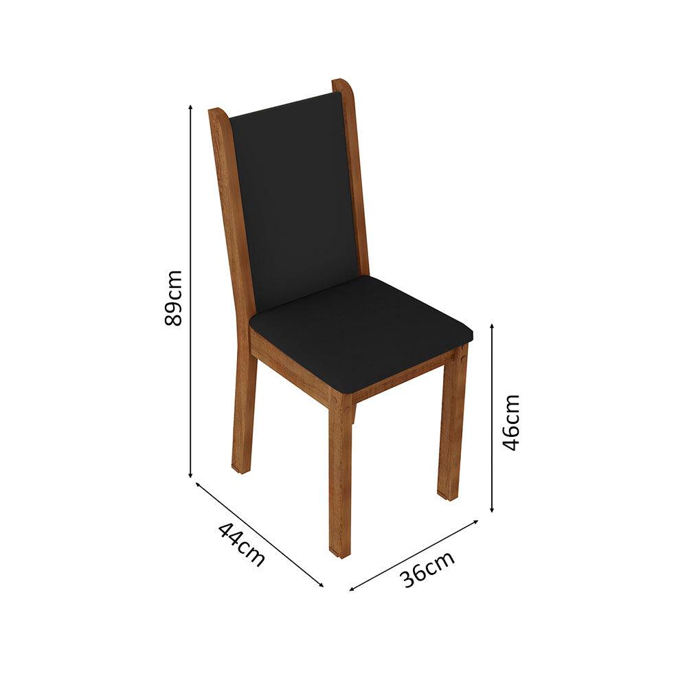 Foto 4 pulgar | Juego Comedor Con Mesa De Vidrio Y 4 Sillas Madesa Plus Mn