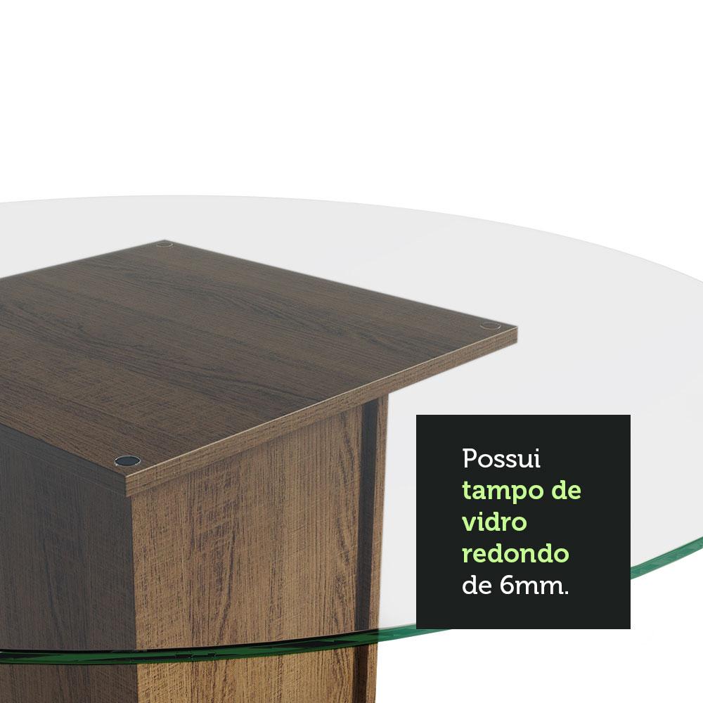 Foto 6 | Juego de Comedor con Mesa Redonda y 4 Sillas Madesa Oxford