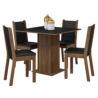Foto 1 | Juego De Comedor Con Mesa Y 4 Sillas Madesa Briana Mn