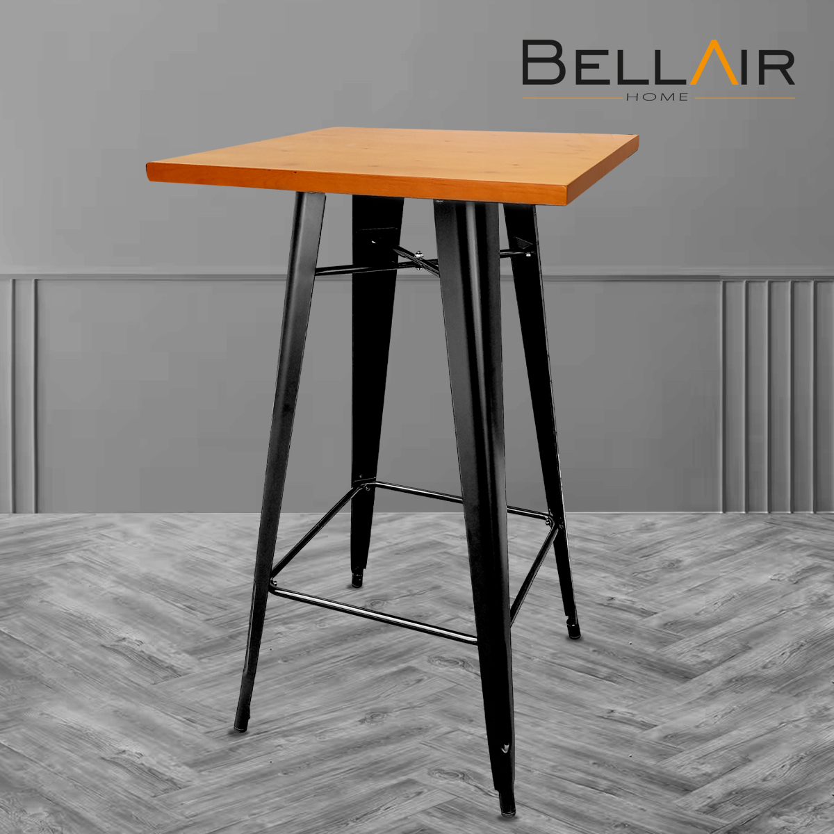 Foto 4 pulgar | Mesa Tolix Metálica Periquera Alta Restaurante Bar Bellair