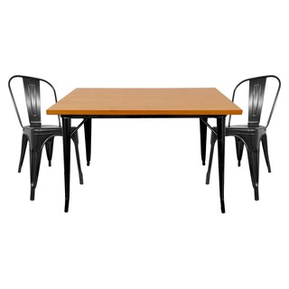Foto 2 | Mesa De Comedor Tolix Rectangular 120x80 By Bellair