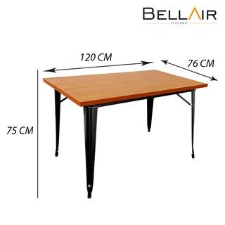 Foto 4 | Mesa De Comedor Tolix Rectangular 120x80 By Bellair