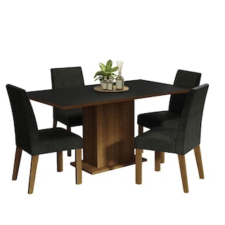 Foto 1 | Juego De Comedor Con Mesa Y 4 Sillas Madesa Oxford Keila Mn