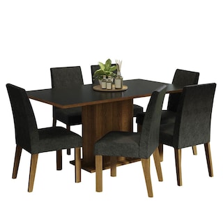 Foto 1 | Juego De Comedor Con Mesa Y 6 Sillas Madesa Oxford Renata Mn