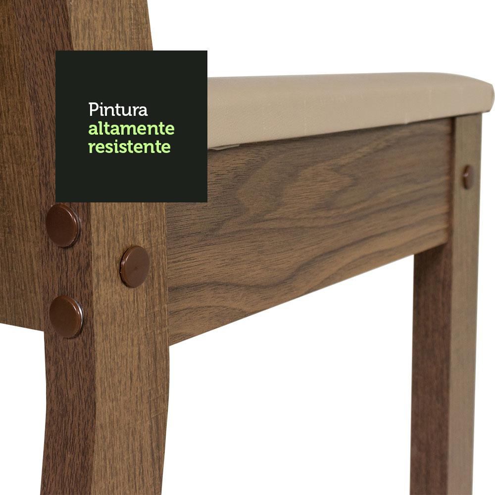 Foto 8 pulgar | Juego De Comedor Con Mesa Y 4 Sillas Madesa 5329 Mc
