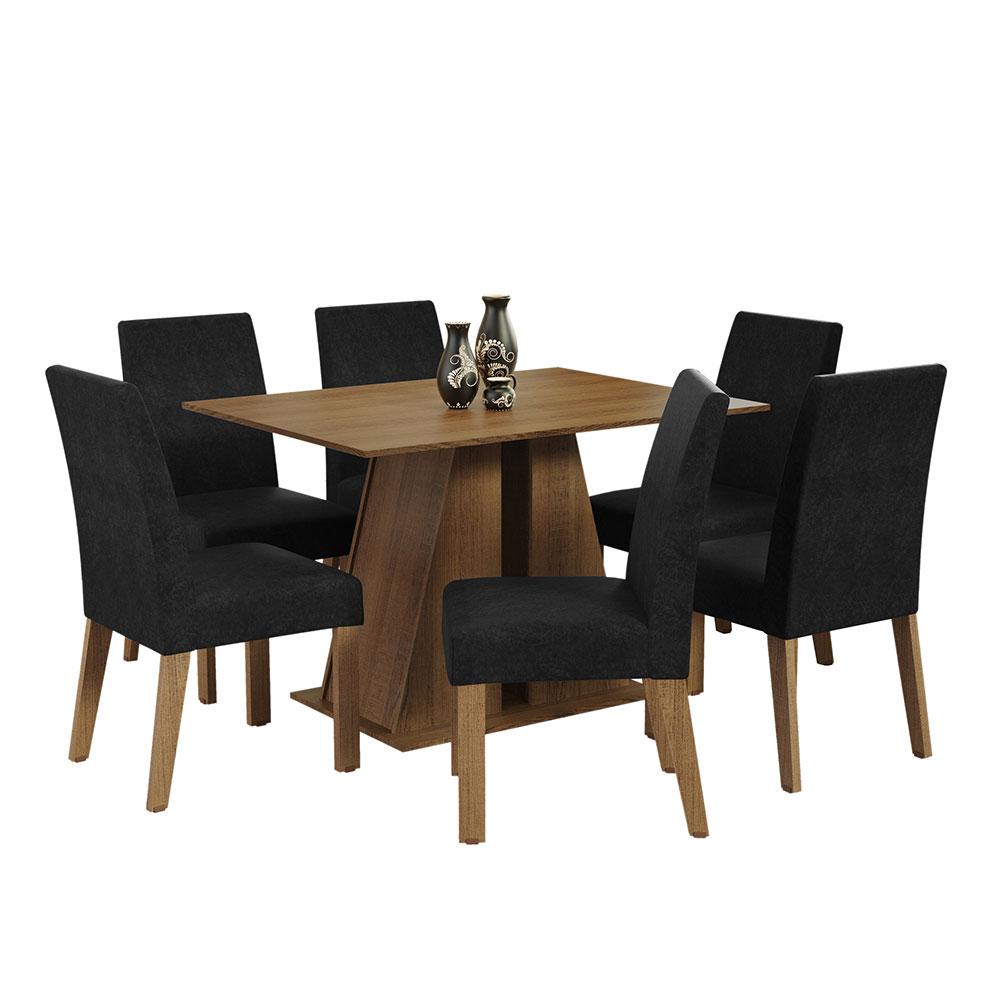 Foto 2 pulgar | Juego De Comedor Mesa Y 6 Sillas Madesa Oxford Cheryl Mn