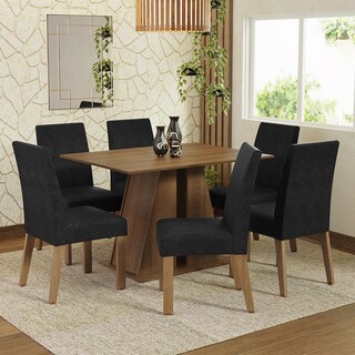 Foto 2 | Juego De Comedor Mesa Y 6 Sillas Madesa Oxford Cheryl Mn