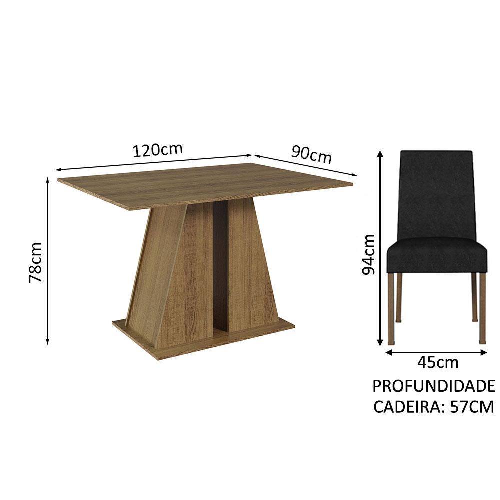 Foto 4 pulgar | Juego De Comedor Mesa Y 6 Sillas Madesa Oxford Cheryl Mn