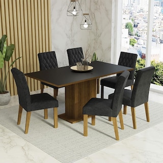 Foto 2 | Juego De Comedor Con Mesa Y 6 Sillas Madesa Oxford Hanna Mn