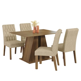 Foto 1 | Juego De Comedor Mesa Y 4 Sillas Madesa Gisele Mi