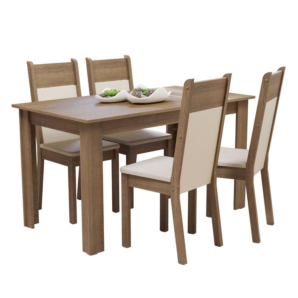 Foto 1 | Juego de Comedor con Mesa y 4 Sillas Madesa 5231 MC